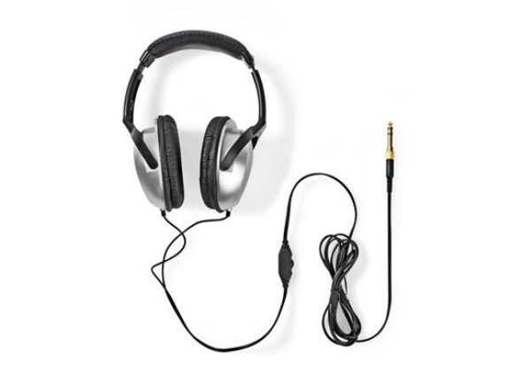 Nedis Auscultadores Over Ear Wired Prateado Nedis Auscultadores Over Ear Wired Prateado